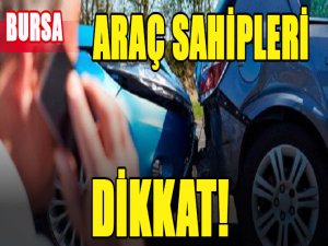 Araç sahipleri dikkat