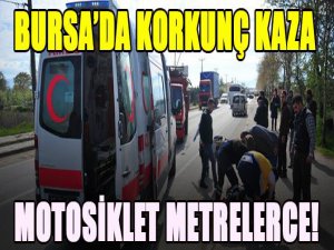 Bursa'da korkunç kaza!