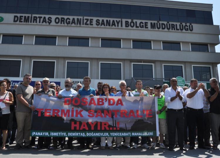 DOSAB Termik Santraline karşı yürüdüler