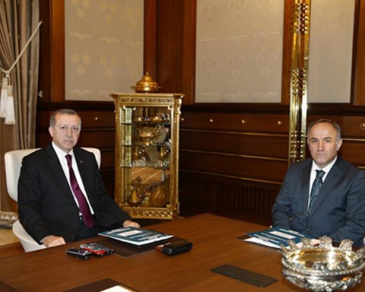 Erdoğan, Hacımüftüoğlu ile görüştü