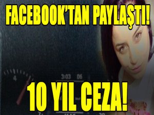 Facebook paylaşımı başını yaktı!