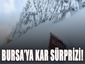 Bursa'ya kar sürprizi