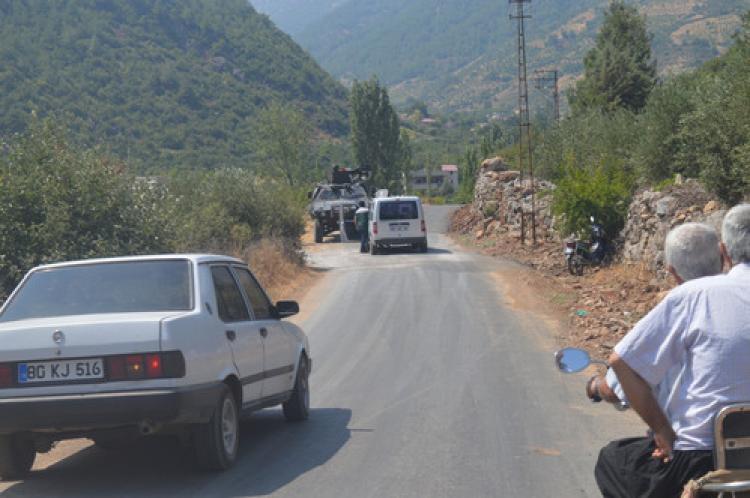 İslahıye'de askeri araca mayınlı saldırı düzenlendi