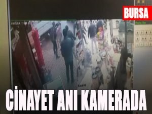 Bursa'daki cinayet  kameralarda