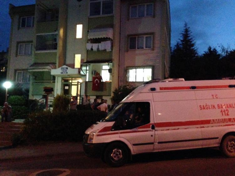 Acı haberi baba evinde aldı