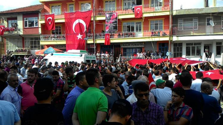 Şehit Jandarma Astsubay Taştiken gözyaşlarıyla ebediyete uğurlandı