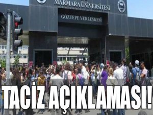 Üniversiteden taciz açıklaması