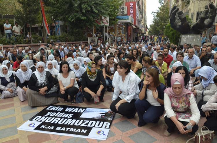 Varto’daki olaylar Batman’da protesto edildi