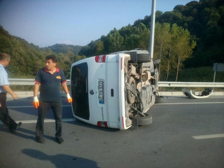 Tünel içinde kaza: 4 yaralı