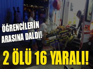 Bursa'da facia! 2 ölü 16 yaralı!