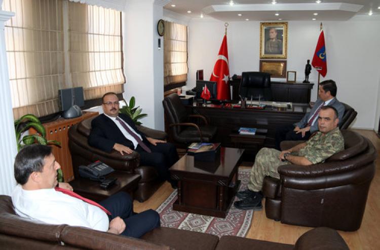 Vali Canbolat’tan Yardımcısı Abacı ve Albay Demirci’ye ve ziyaret