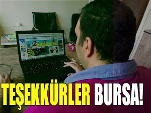 Teşekkürler Bursa