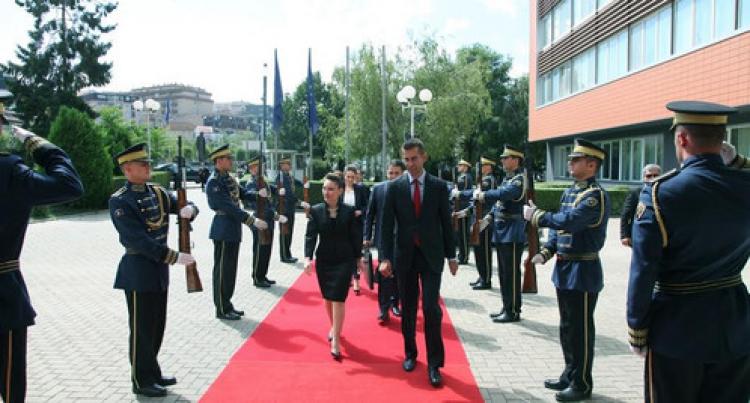 Priştine Büyükelçisi, güven mektubunu sundu