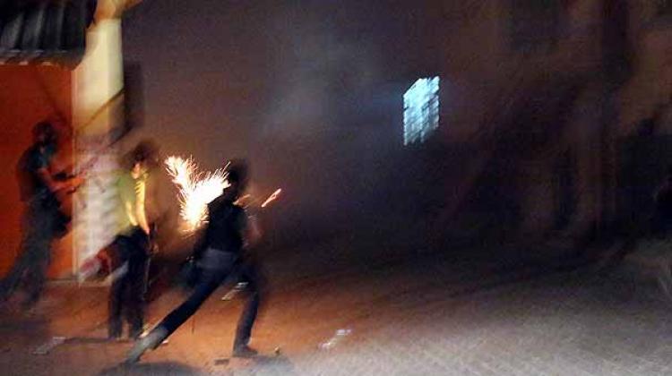 PKK'lılardan tabancalı ve molotoflu eylem