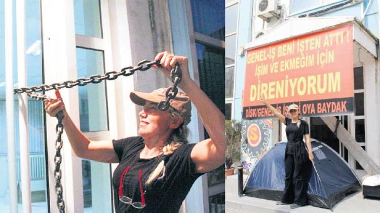 Bu kez sendikanın kapısına kilit vurdu