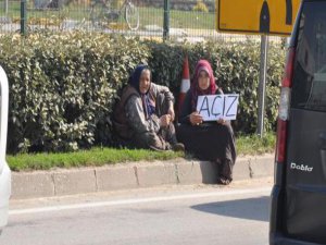 Bursa'da ‘Açız’ pankartı açtılar!