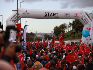 İstanbul Maratonu'nda Halk Koşusu