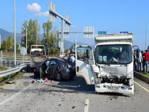 Bursa'da feci kaza!