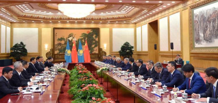 Nazarbayev’e Pekin’de üst düzey karşılama