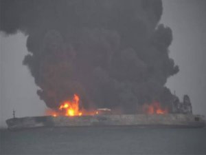 Çin’de gemi kazası