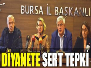 Bursa'da diyanete büyük tepki