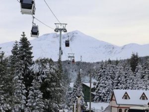 Bursa'da teleferiğe rüzgar engeli!