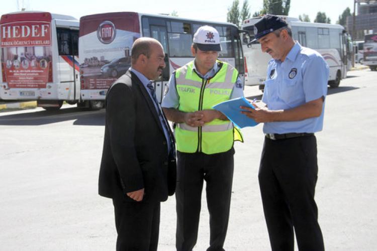 Sivas’ta halk otobüsleri denetlendi
