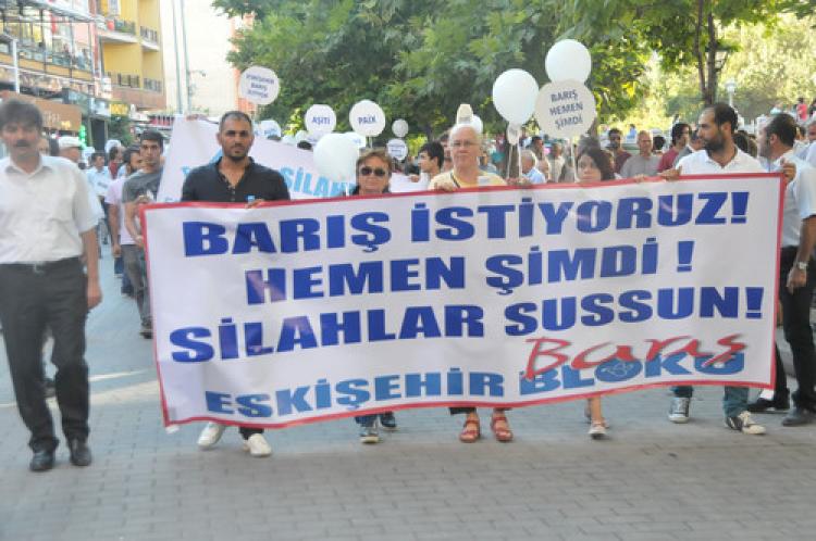 1 Eylül Dünya Barış Günü'nde yürüdüler