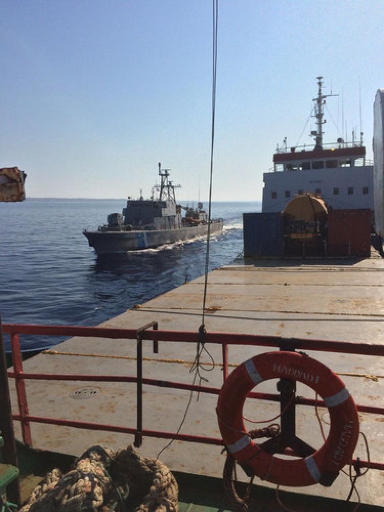İskenderun'dan kalkan gemideki silahlar inceleniyor