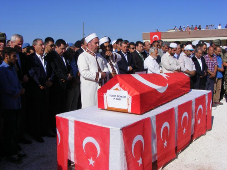 Şehit er Yusuf Beyleme Akçakale’de toprağa verildi