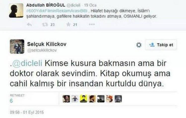 Tweet atan doktora bir soruşturma da tabip odasından