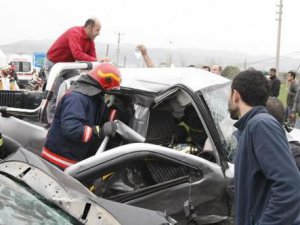 Bursa'da trafik kazası: 1 ölü 7 yaralı