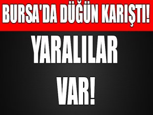 Bursa'da düğünde kan aktı! 3 yaralı