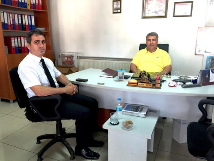Başsavcı Keskin’den Kızılay Bafra Şube Başkanı Genç’e ziyaret