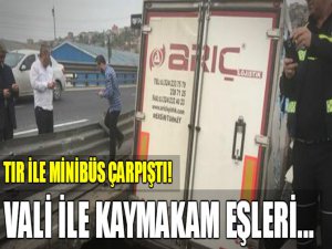 TEM'de feci kaza!