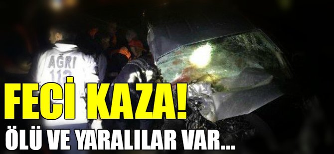 İki otomobil çarpıştı