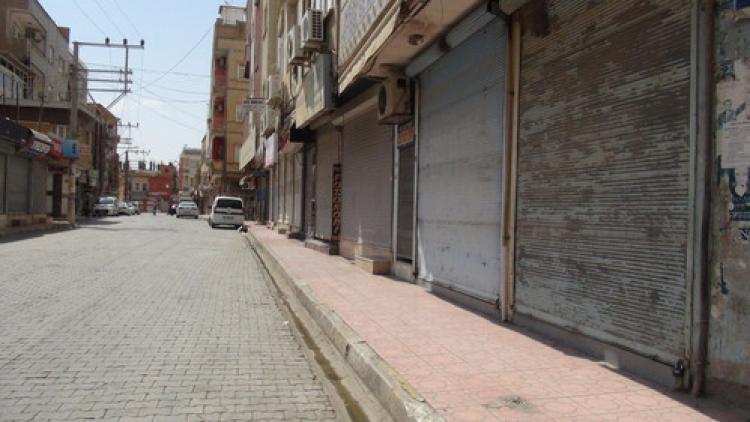 Nusaybin'de kepenkler açılmadı