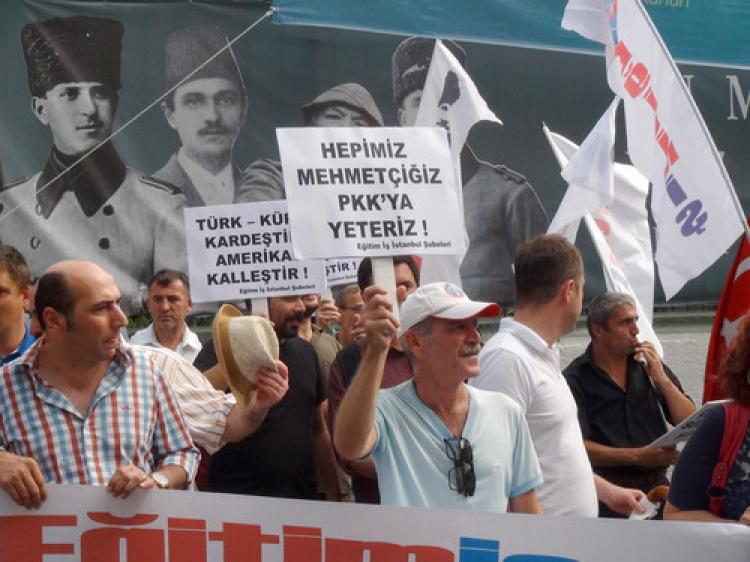 Sendikalardan Dağlıca protestosu