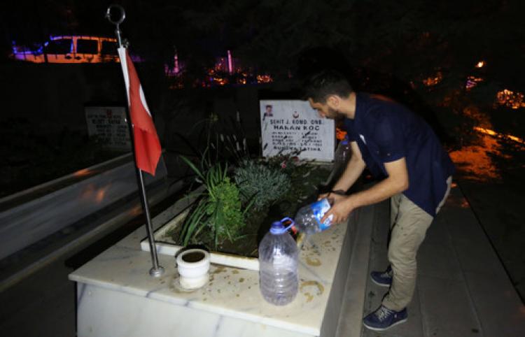 Çorum’da şehitlik ziyareti