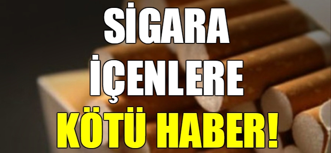Sigara zamlandı