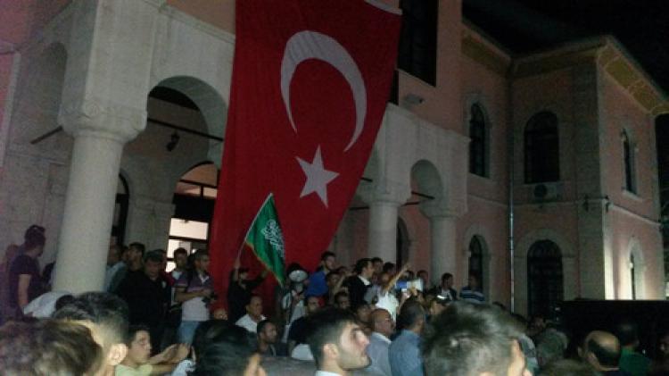 Elazığ'da teröre lanet yürüyüşünden sonra gerginlik çıktı