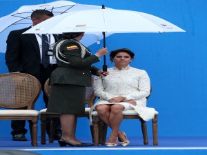 Devlet Başkanı’nın yemin töreninde şemsiye krizi