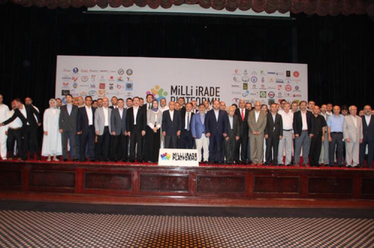 Milli irade toplantısında muhalif basına teröre destek suçlaması