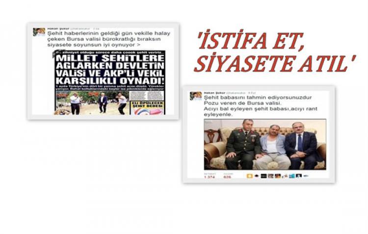 Hakan Şükür:Bursa Valisi iyi oynuyor!