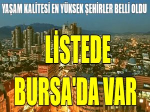 Dünyanın en yaşanılabilir şehirleri belli oldu...Bursa...
