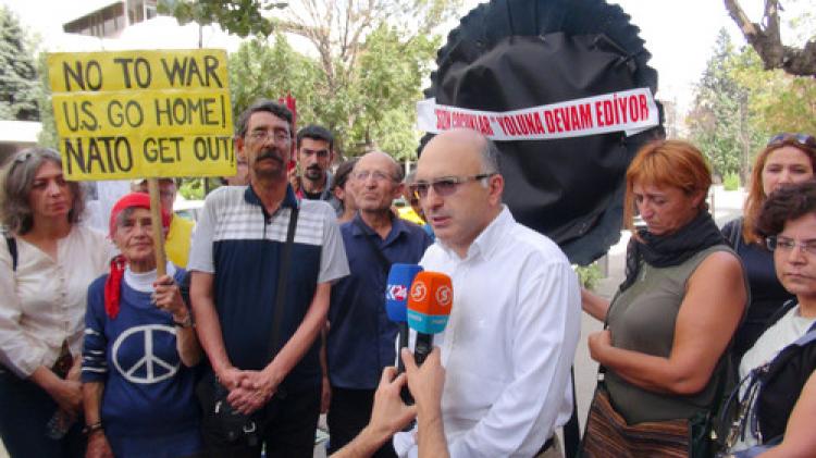 ABD büyükelçiliği önünde 12 Eylül protestosu