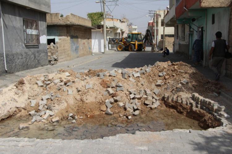 Nusaybin'de hendek çatışması