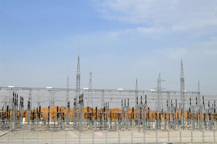 Türkmenistan'daki elektrik santralı açıldı
