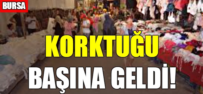 Korktuğu başına geldi!
