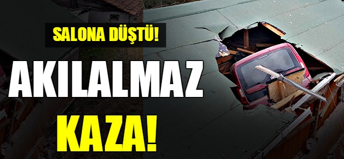 Akılalmaz kaza!